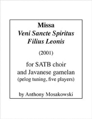 Missa Veni Sancte Spiritus Filius Leonis SATB choral sheet music cover Thumbnail
